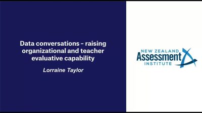 19. Data conversations - raising evaluative capability