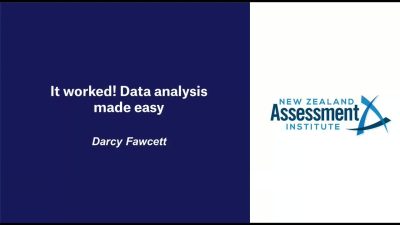 5. It worked! Data analysis made easy - Darcy Fawcett