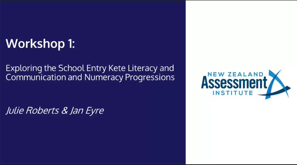 1005 - Exploring the school entry kete literacy