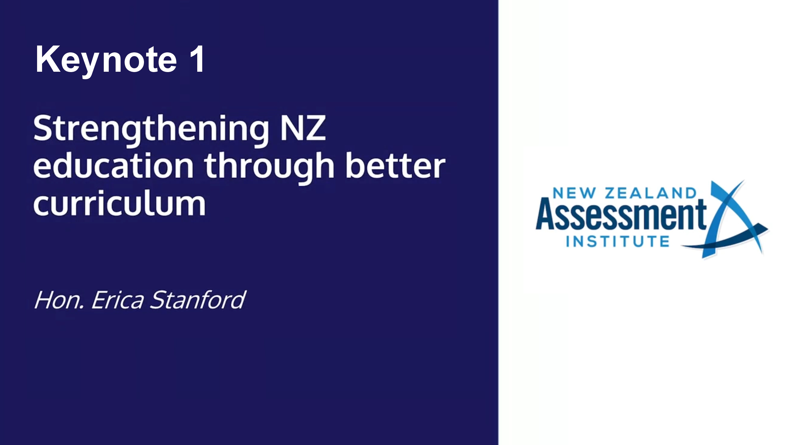 01. Keynote Address - Erica Standford