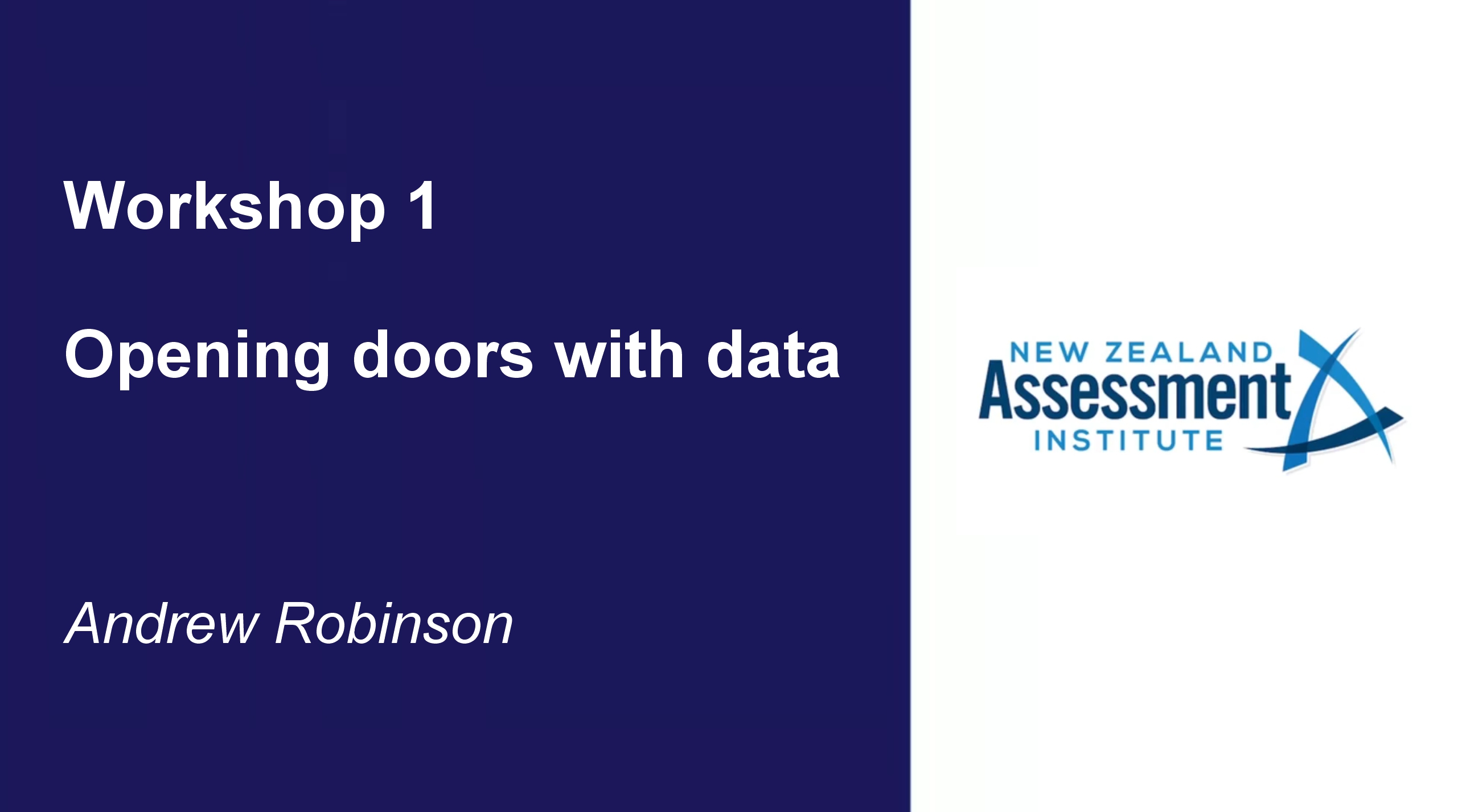 06. Workshop 1 - Andrew Robinson