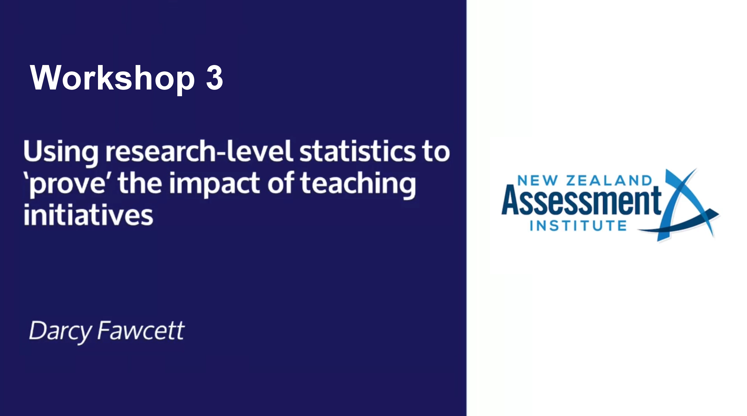 19. Workshop 3 - Darcy Fawcett