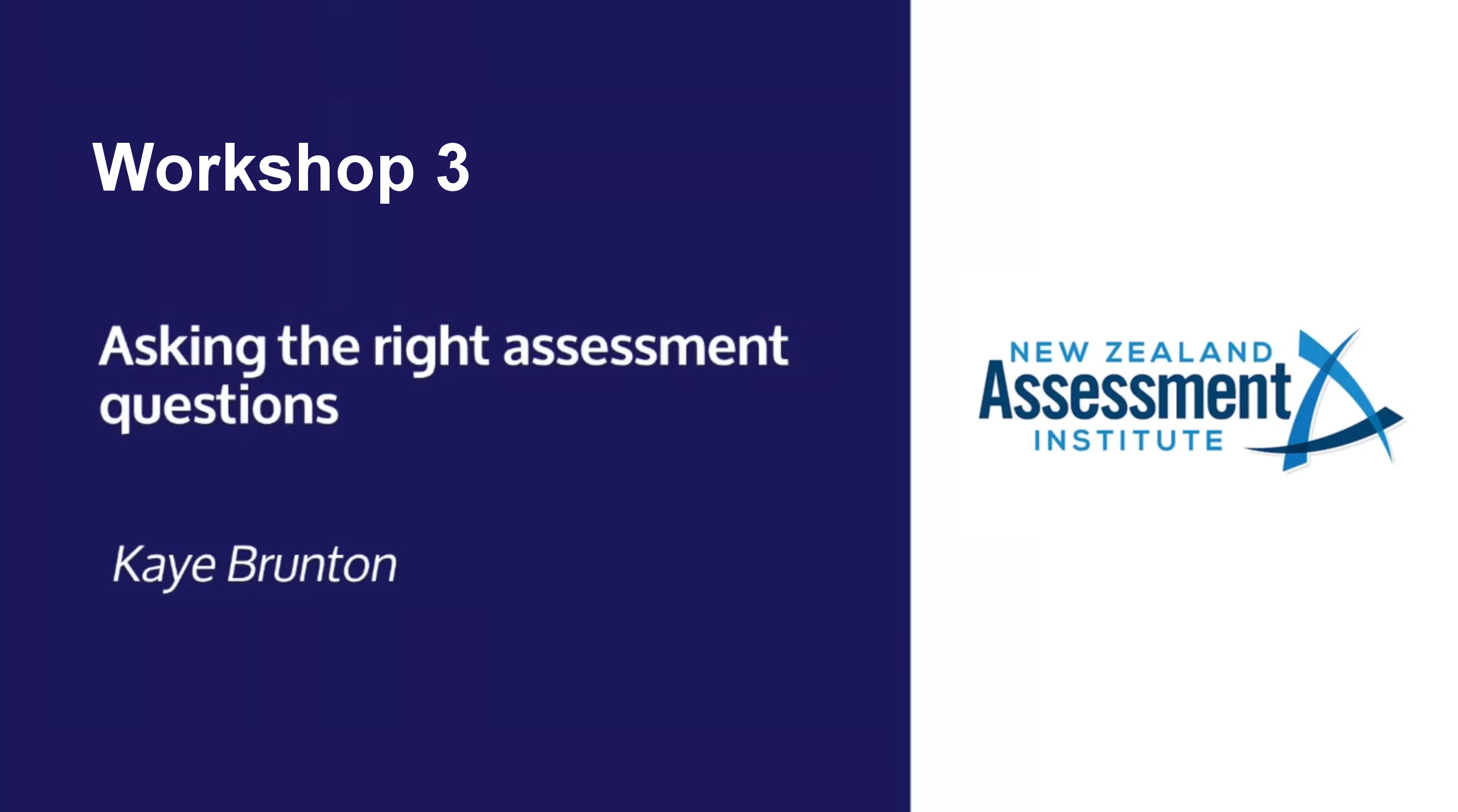 20. Workshop 3 - Kaye Brunton