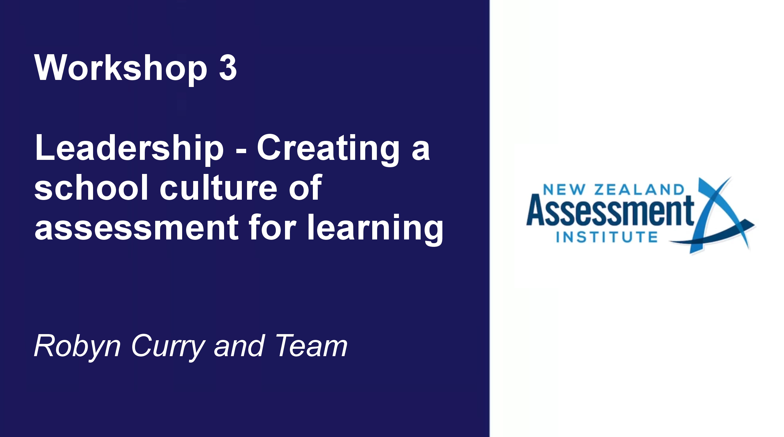 23. Workshop 3 - Robyn Curry and Team