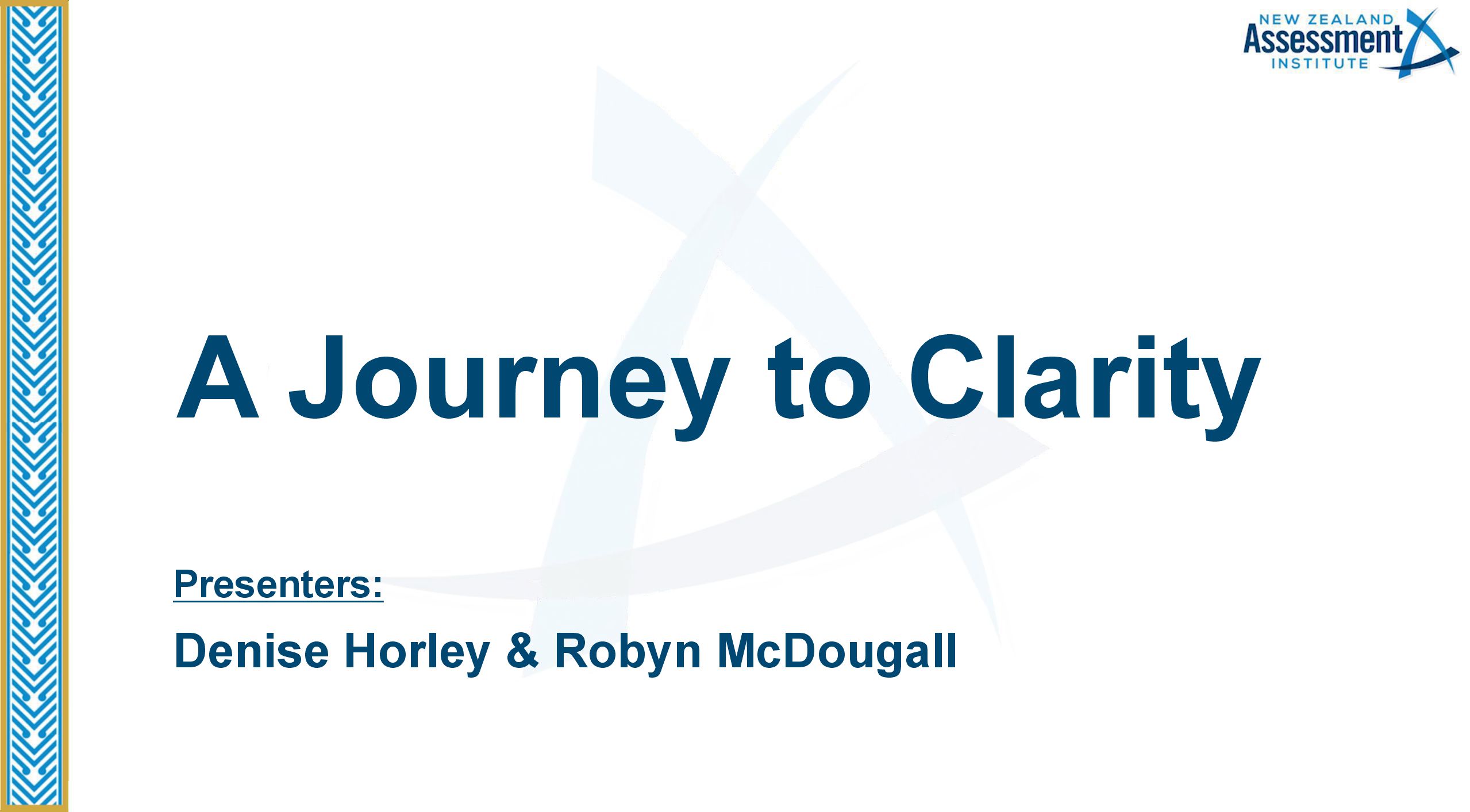 08 A journey to clarity
