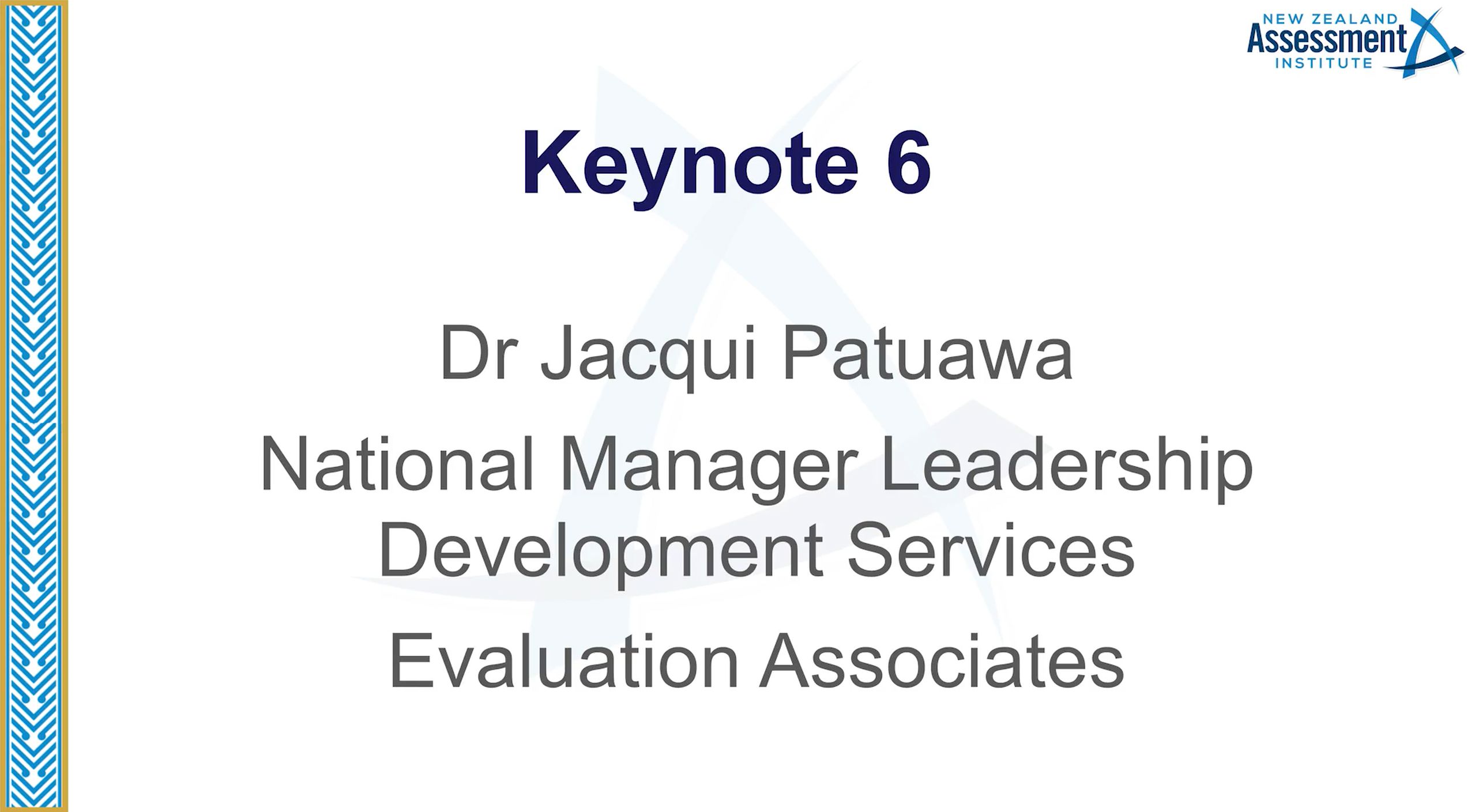 06 Keynote Address Dr Jacqui Patuawa