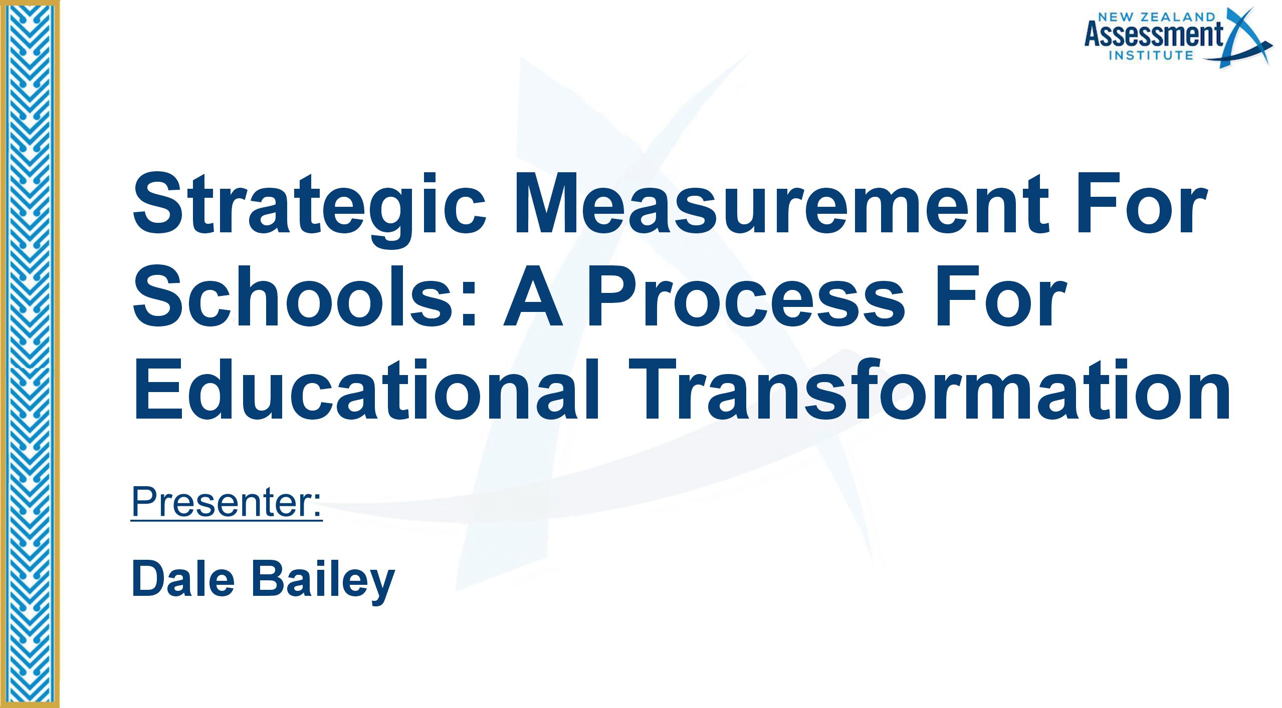 16 Strategic Measurement For Schools: A Process For Educational Transformation