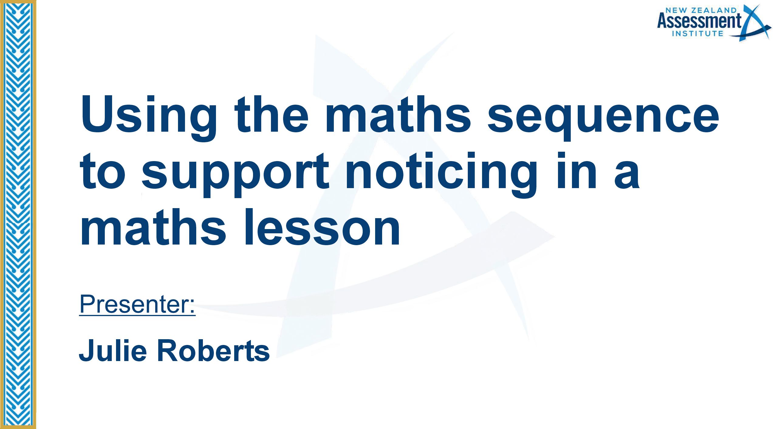 22 Using the maths sequence to support noticing in a maths lesson