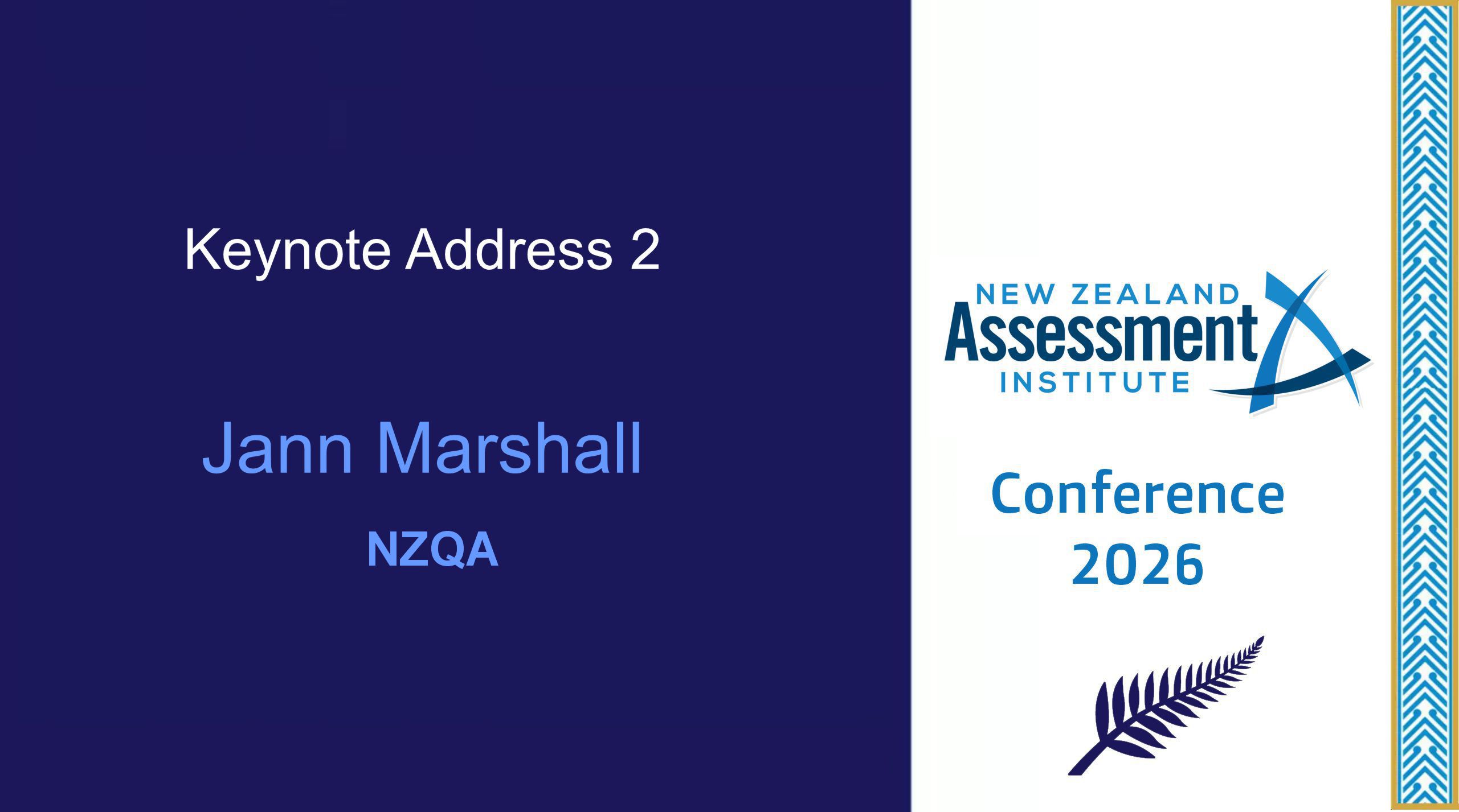 02 Keynote Address – Jann Marshall 02 Keynote Address – Jann Marshall
