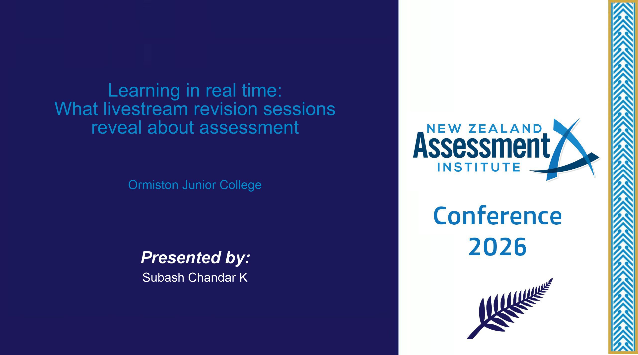 Learning In Real Time What Livestream Revision Sessions Reveal About Assessment 13 Learning in real time: What livestream revision sessions reveal about assessment