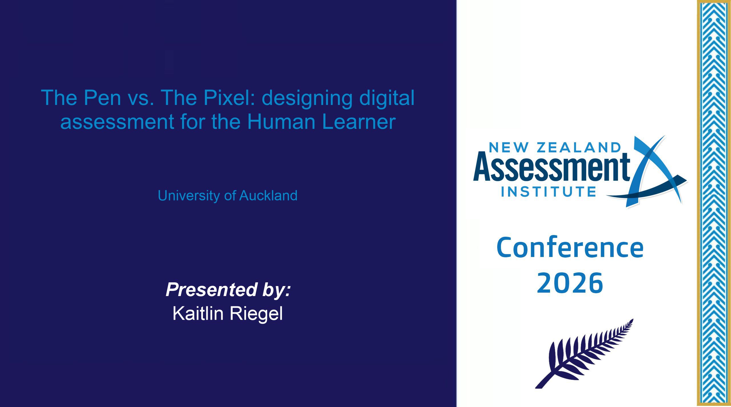 15 The Pen vs. The Pixel: designing digital assessment for the Human Learner